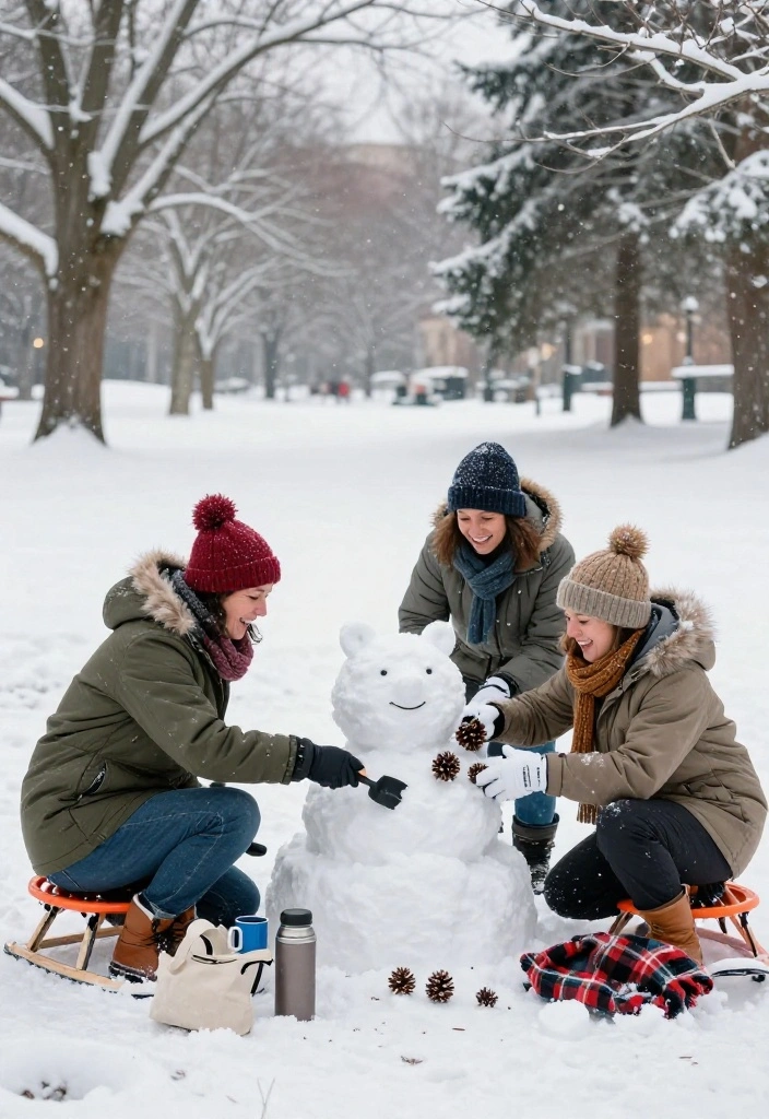 17 Creative Winter Date Ideas for Couples Tired of Dinner and a Movie - 12. Go Sledding and Build a Snow Sculpture 1