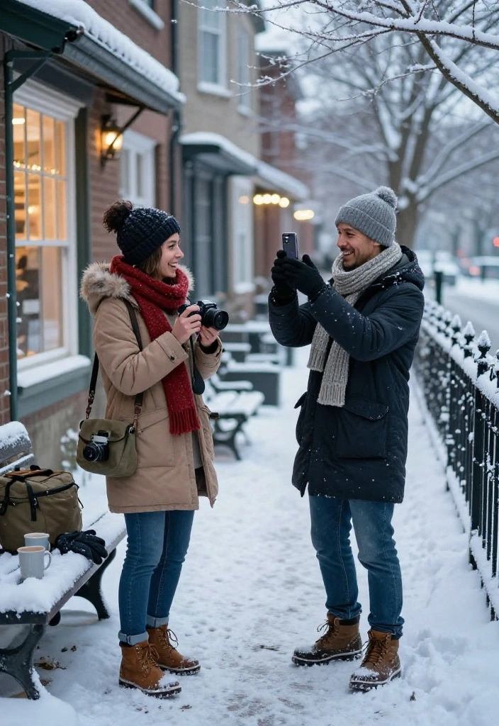 17 Creative Winter Date Ideas for Couples Tired of Dinner and a Movie - 4. Take a Winter Photo Walk 1