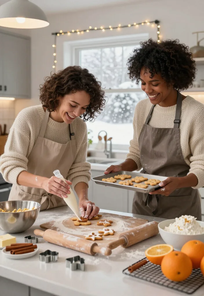 17 Creative Winter Date Ideas for Couples Tired of Dinner and a Movie - 7. Bake and Decorate a Winter Dessert 1