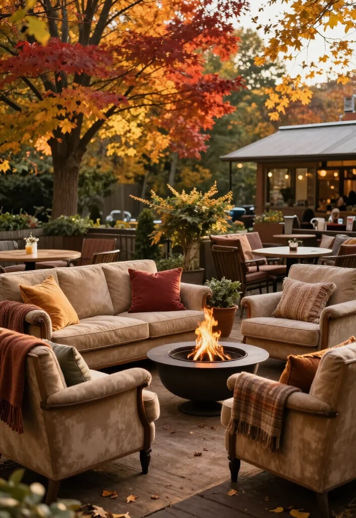 17 Outdoor Fall Wedding Ideas That'll Make Your Ceremony Unforgettable! - 5. Outdoor Lounge Areas 1