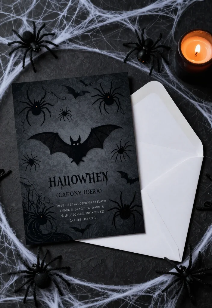 17 Unique Halloween Invitations That Will Make Your Guests Can't-Miss Your Party (Check Out #9!) - 6. Creepy Crawlies 1