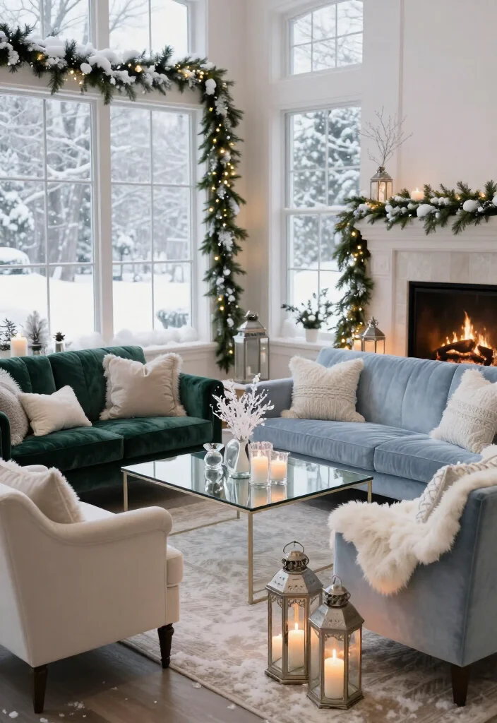 18 Cozy Winter Wedding Ideas That'll Turn Your Venue into a Snowy Wonderland (Guests Won't Want to Leave!) - 3. Create a Velvet Lounge Guests Can Settle Into 1