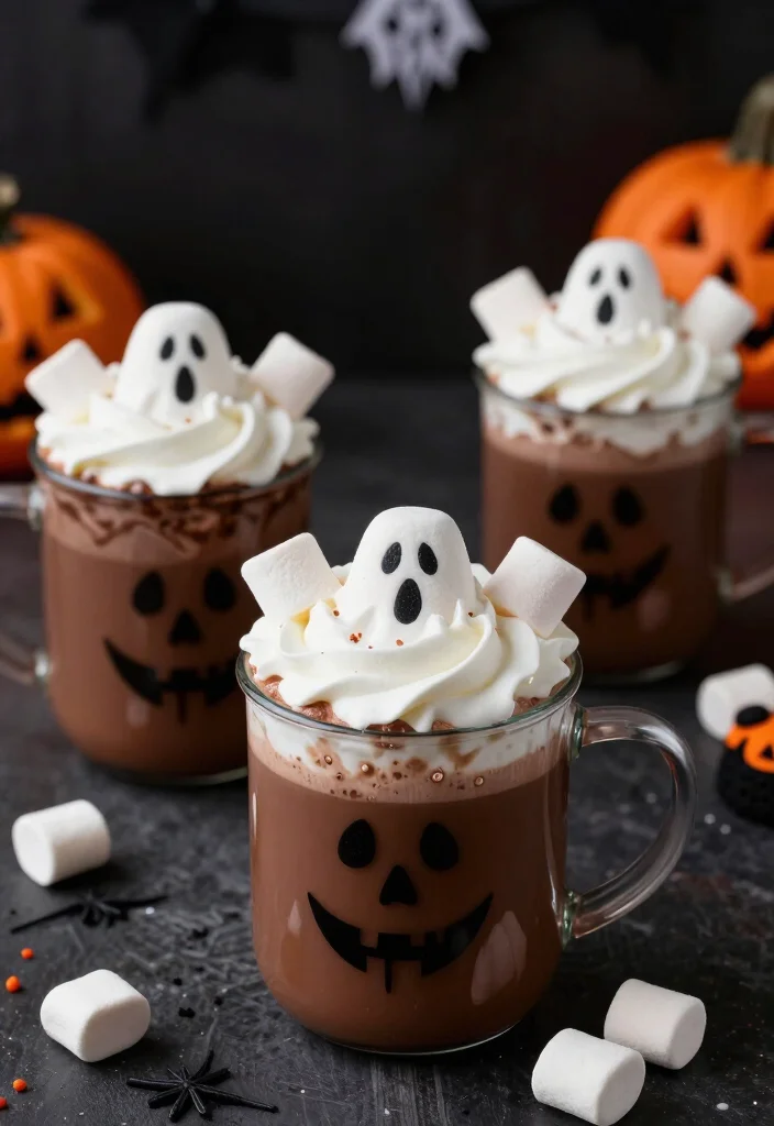 18 Spooky Halloween Cocktails That Will Bewitch Your Guests (You Won't Believe #10!) - 18. Haunted Hot Chocolate 1