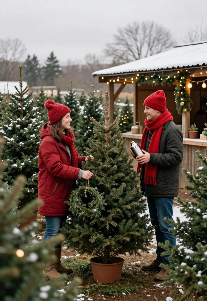 19 Christmas Date Ideas That Are So Festive You’ll Want to Try Them All (#9 Is Adorable!) - 1. Pick Out a Christmas Tree Together 1
