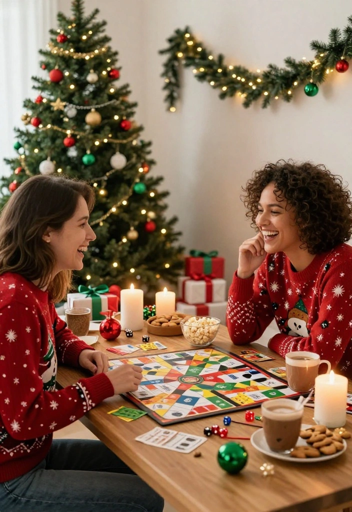 19 Christmas Date Ideas That Are So Festive You’ll Want to Try Them All (#9 Is Adorable!) - 17. Host an Ugly Sweater and Board Game Night 1