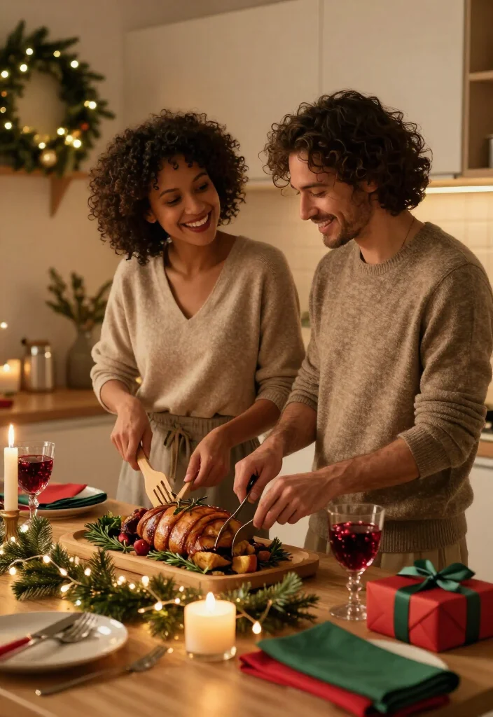 19 Christmas Date Ideas That Are So Festive You’ll Want to Try Them All (#9 Is Adorable!) - 6. Cook a Cozy Christmas Dinner Together 1