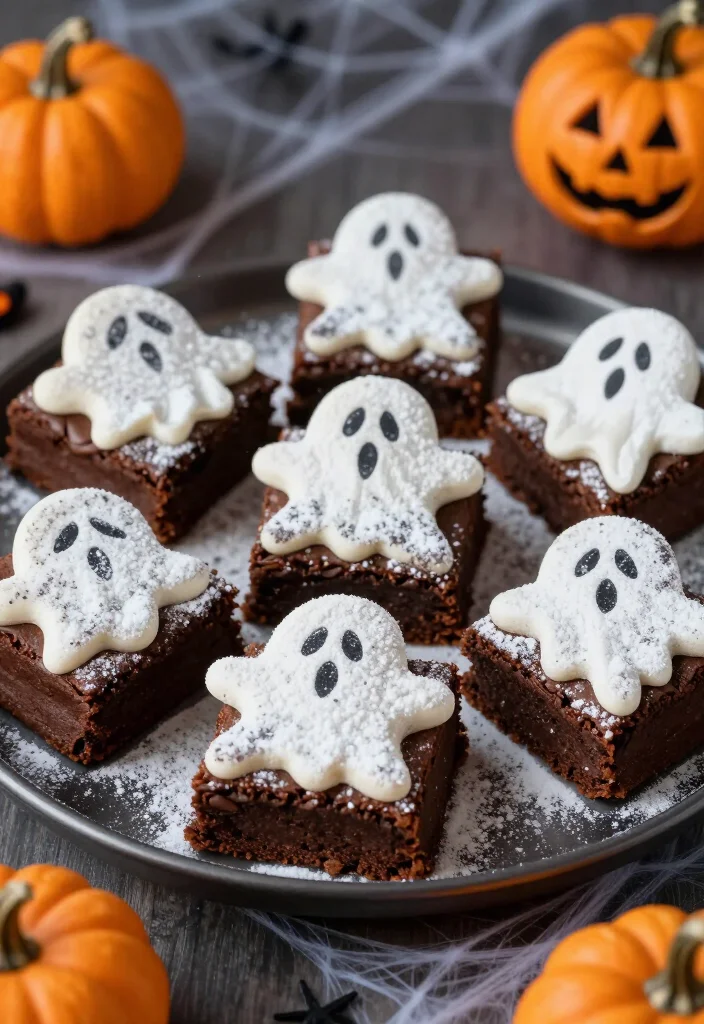 19 Easy and Delicious Halloween Snacks That Will Haunt Your Taste Buds (Don't Miss #8!) - 9. Bone-Chilling Brownies 1