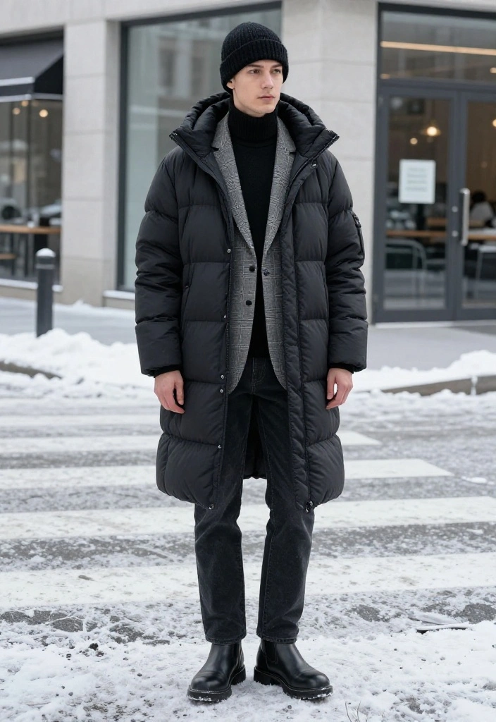19 Winter Layering Ideas That Make Even the Coldest Days Look Fashion-Forward - 6. Put a Tailored Blazer Under a Puffer 1