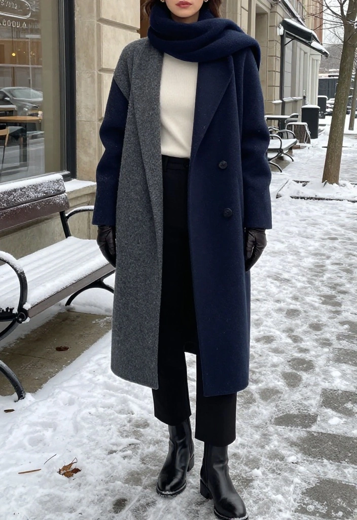 19 Winter Layering Ideas That Make Even the Coldest Days Look Fashion-Forward - 7. Wear a Long Cardigan Beneath a Structured Coat 1