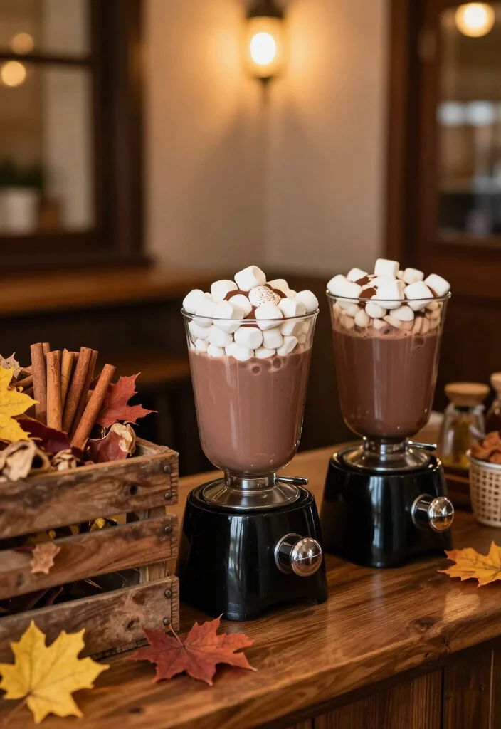 20 Cozy Fall Wedding Decoration Ideas to Create the Perfect Atmosphere! - 12. Warm Beverage Stations 1