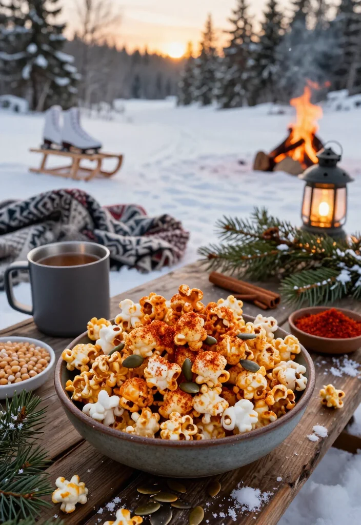 20 Outdoor Winter Date Ideas for Couples Who Want Adventure, Snow, and Unforgettable Memories - 15. Build a Snow Sculpture With Spiced Popcorn 1