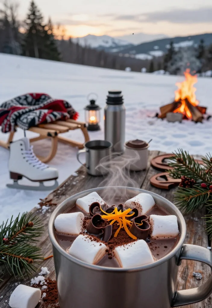 20 Outdoor Winter Date Ideas for Couples Who Want Adventure, Snow, and Unforgettable Memories - 5. Race Down a Hill With a Thermos Cocoa Break 1