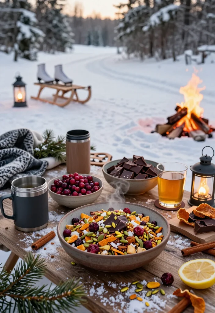 20 Outdoor Winter Date Ideas for Couples Who Want Adventure, Snow, and Unforgettable Memories - 7. Try Winter Geocaching With Cranberry Trail Mix 1