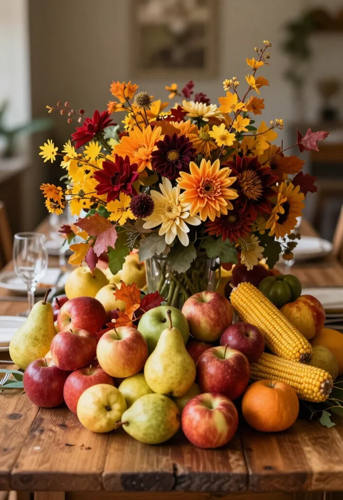 25 Creative Fall Wedding DIY Projects That'll Save You Money (And Impress!) - 12. Cornucopia Centerpieces 1