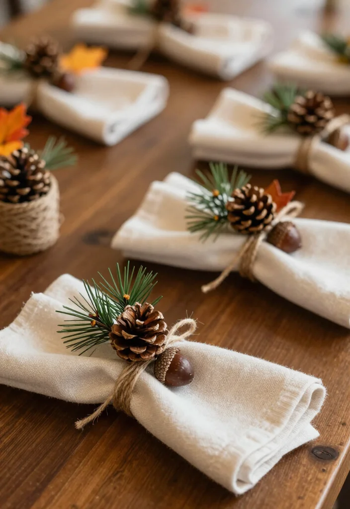 25 Creative Fall Wedding DIY Projects That'll Save You Money (And Impress!) - 15. Customized Napkin Rings 1