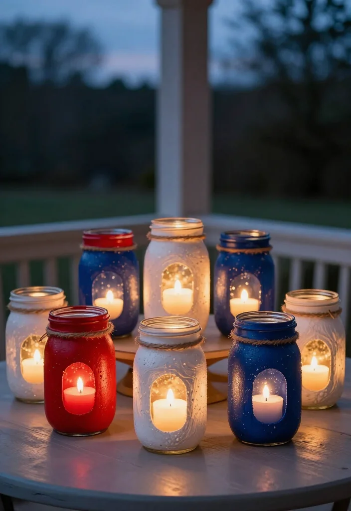 25 DIY Labor Day Porch Decor Projects That Will Impress Everyone! - 3. DIY Lanterns 1